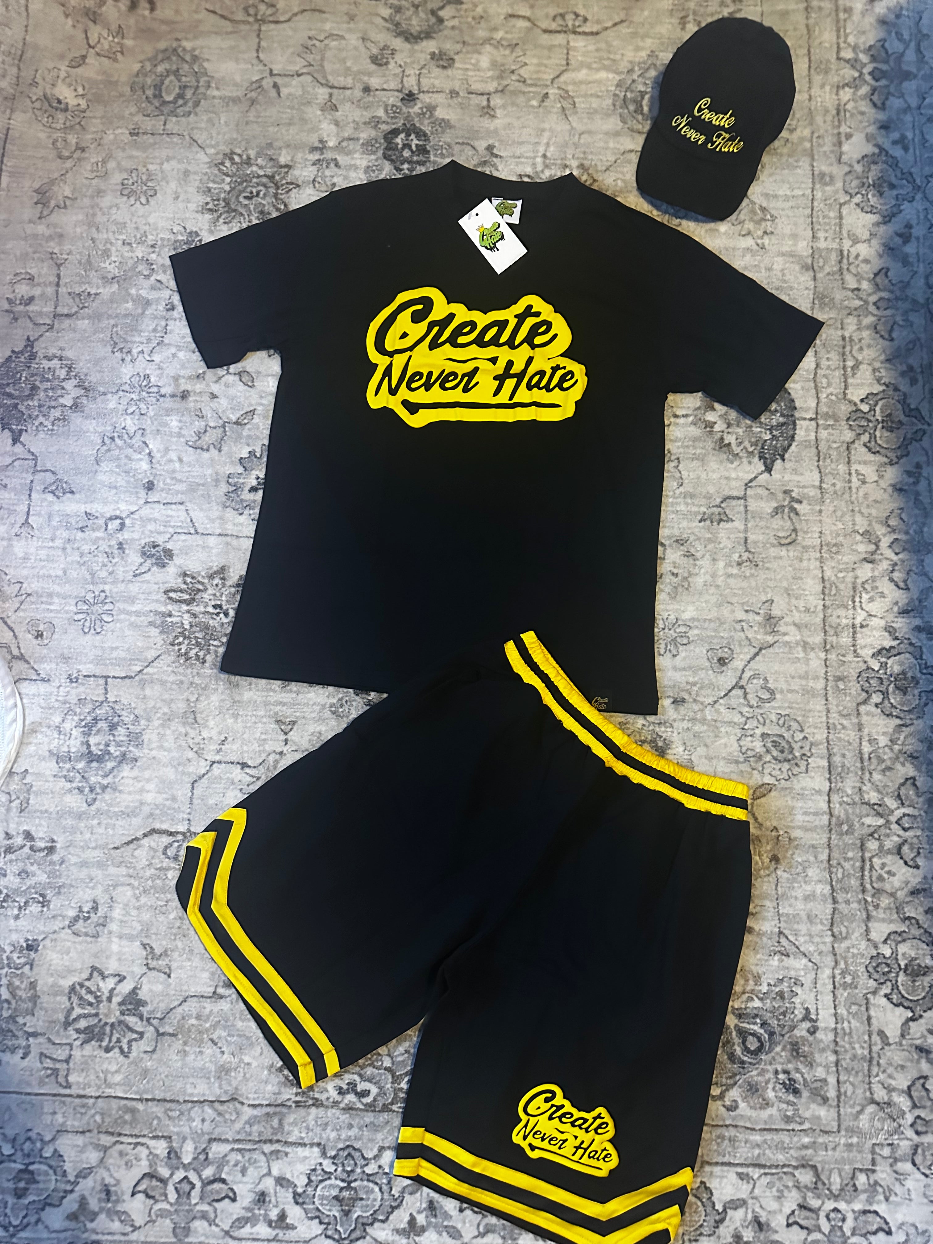 create never hate black & yellow summer vibes